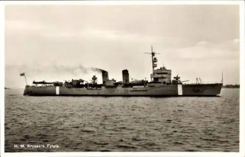 Ak Schwedisches Kriegsschiff H.M. Fylgia