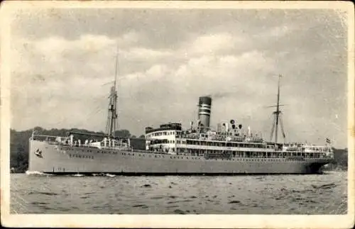 Ak Dampfer Usambara, Deutsche Ost-Afrika Linie, DOAL