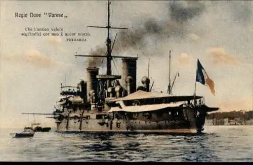 Ak Italienisches Kriegsschiff Varese