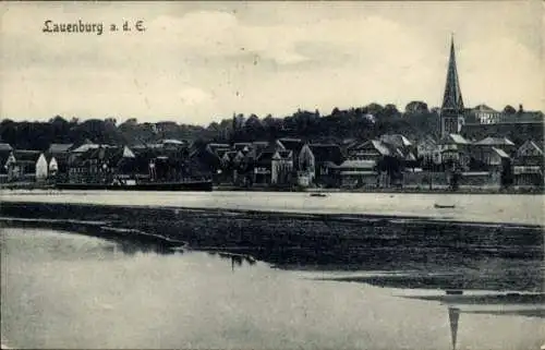 Ak Lauenburg an der Elbe, Stadtansicht