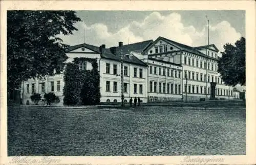 Ak Putbus auf der Insel Rügen, Blick auf das Pädagogium