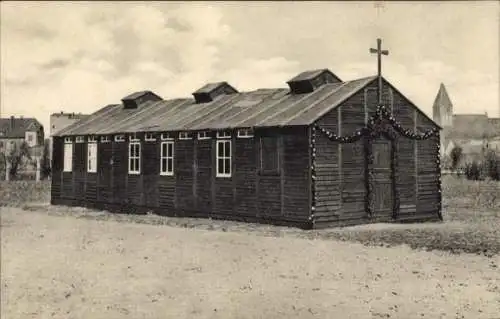 Ak Grimmen in Mecklenburg Vorpommern, Kirche, Katholisches Pfarramt, Spendenkarte