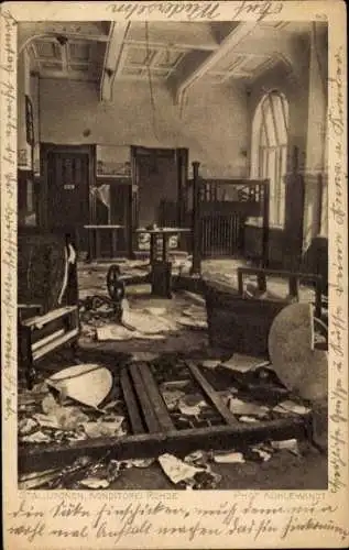 Ak Nesterow Stallupönen Ostpreußen, Konditorei Rohde, Zerstörtes Gebäude, Kriegszerstörungen, I WK