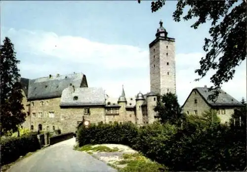 Ak Steinau an der Straße Hessen, Schloss, Teilansicht