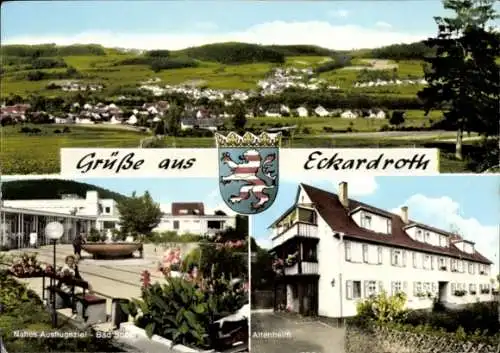 Ak Eckardroth Bad Soden Salmünster in Hessen, Panorama, Altenheim