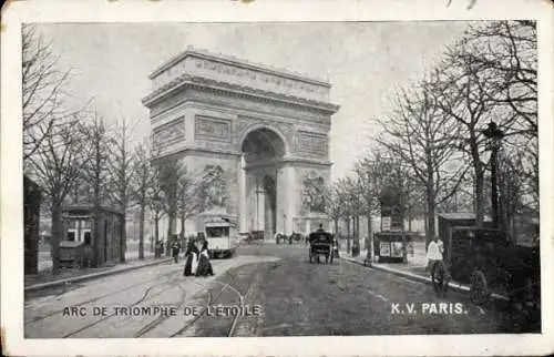 Ak Paris VIII, Arc de Triomphe, Arc de Triomphe
