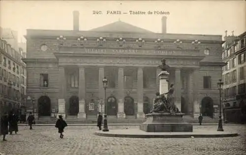 Ak Paris VIIe, Théâtre de l'Odéon