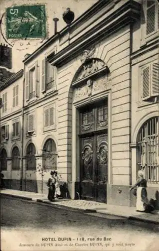 Ak Paris VIIe, Hotel Dupin