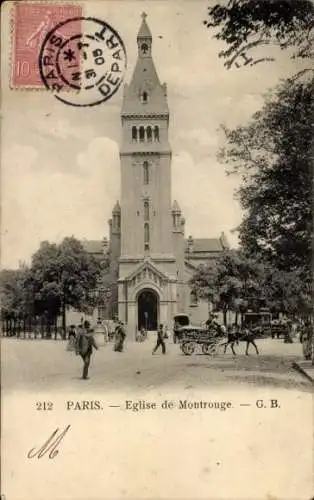 Ak Paris VI, Bergkirche