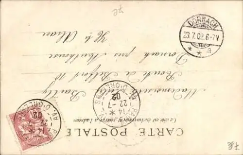 Ak Paris VIIe, Statue von Raspail