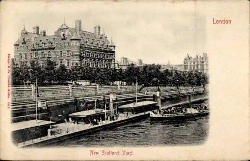 Ak London City England, New Scotland Yard