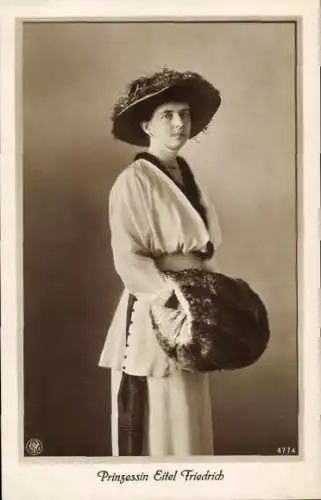 Ak Sophie Charlotte von Oldenburg, Prinzessin Eitel Friedrich von Preußen