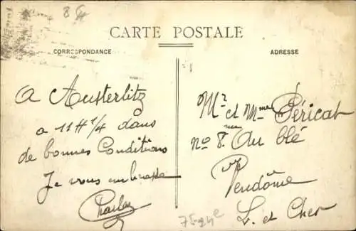 Ak Paris XIV Observatorium, Rue Daguerre