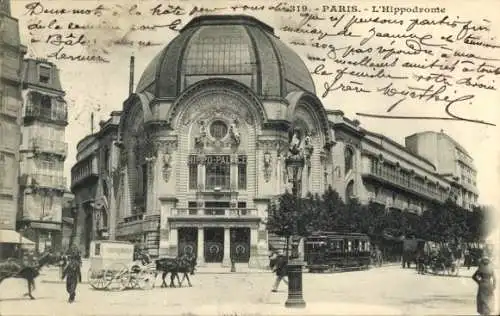 Ak Paris XVI Passy, Hippodrom