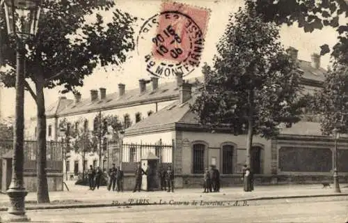 Ak Paris XIV Observatorium, Lourcine-Kaserne
