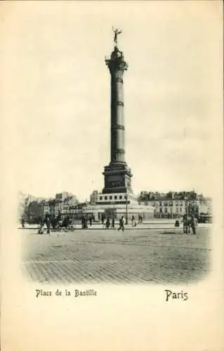 Relief Ak Paris IV, Place de la Bastille