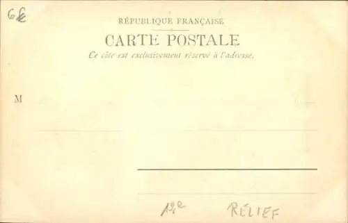 Relief Ak Paris IV, Place de la Bastille