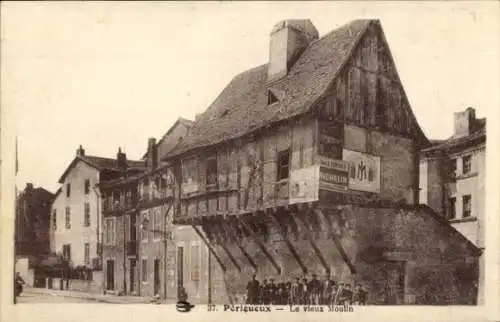 Ak Périgueux Nouvelle-Aquitaine Dordogne, Denkmal Le Vieux Moulin
