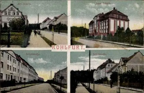 Ak Węgliniec Kohlfurt Schlesien, Schule, Schulstraße