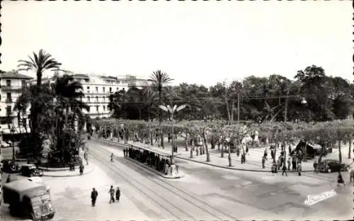 Ak El Djezair Algerien, Place de la Republique, Square Bresson