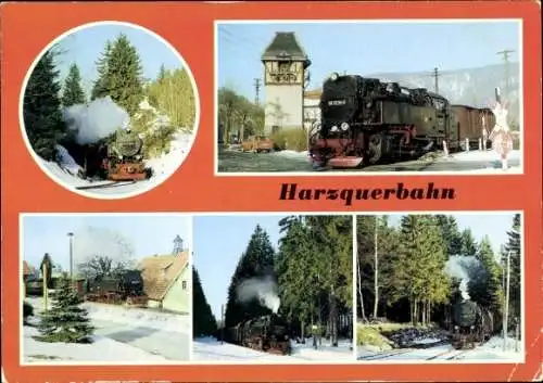 Ak Ilfeld am Harz Thüringen, Deutsche Eisenbahn, Harzquerbahn, Sorge, Birkenmoor, Schierke