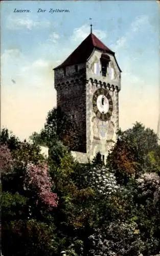 Ak Luzern Stadt Schweiz, Zytturm