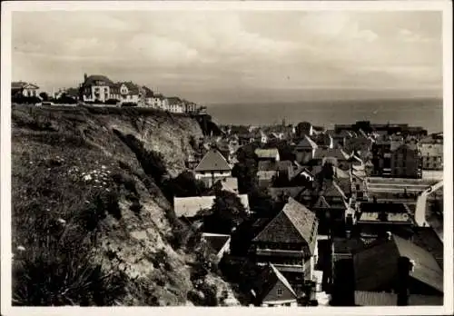 Ak Nordseeinsel Helgoland, Oberland und Unterland