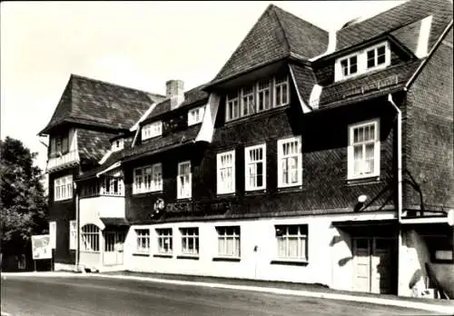Ak Schmiedefeld bei Neuhaus am Rennweg Saalfeld Thüringen, Konsum-Gaststätte Tanne