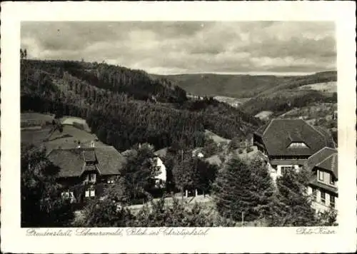 Ak Freudenstadt im Schwarzwald, Christophstal, Panorama