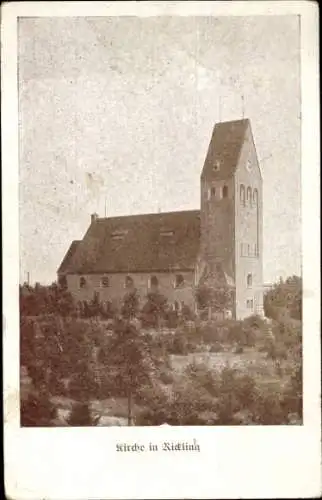 Ak Rickling in Holstein, Kirche