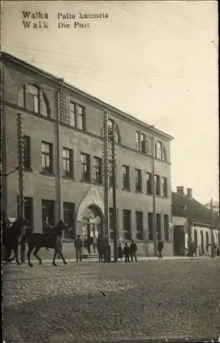 Foto Ak Valka Walk Livland Lettland, Post