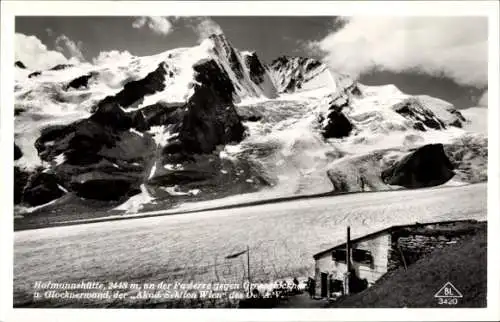 Ak Kärnten, Hofmannshütte, Glocknerwand