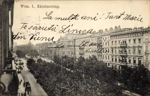 Ak Wien 1 Innere Stadt, Kärntner Ring