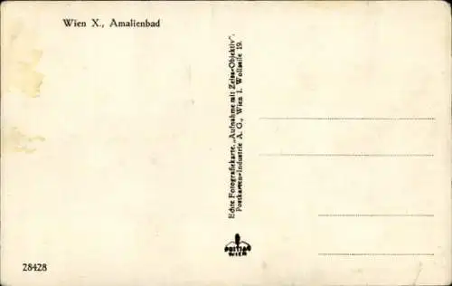 Ak Wien 10, Amalienbad
