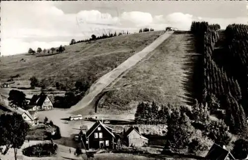Ak St. Andreasberg Braunlage im Oberharz, Matthias Schmidt Berg mit Sessellift
