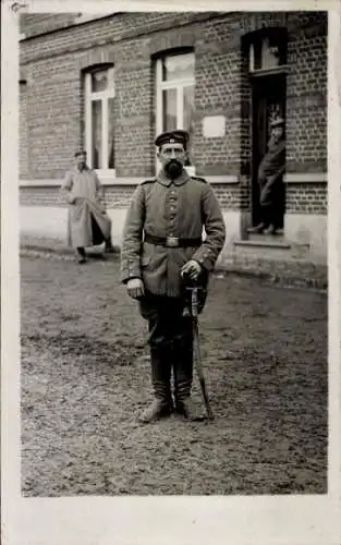 Foto Ak Deutscher Soldat in Uniform, Portrait