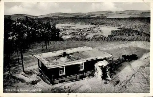 Ak Altenau Clausthal Zellerfeld im Oberharz, Blick vom Bocksbergturm