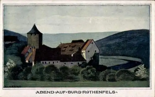 Ak Rothenfels am Main Unterfranken, Burg