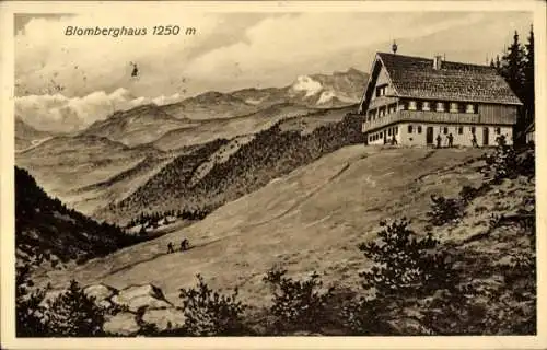 Ak Wackersberg in Oberbayern, Blomberghaus