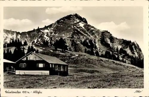 Ak Burgberg im Allgäu, Grüntenalpe