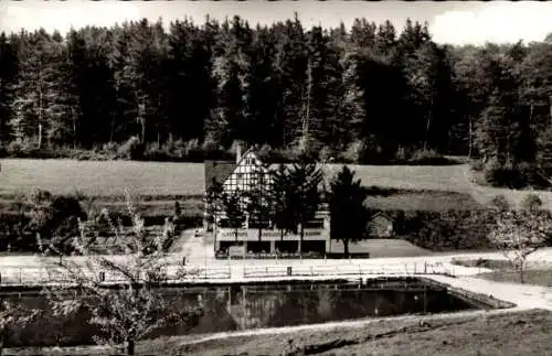 Ak Kleinkahl in Unterfranken, Kahlquelle, Gasthaus Pension Forellenhof