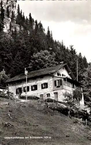 Ak Oberaudorf in Oberbayern, Brünnstein, Unterkunftshaus
