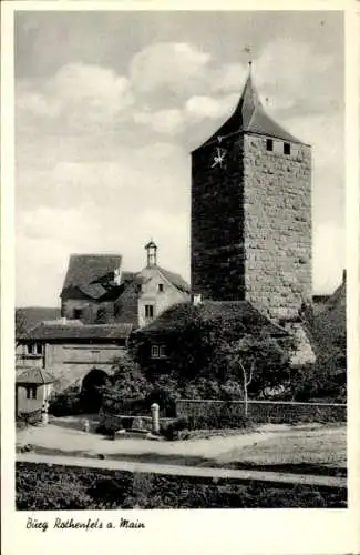 Ak Rothenfels am Main Unterfranken, Burg