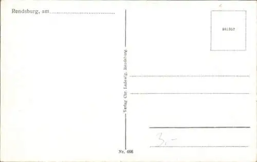 Ak Rendsburg in Schleswig Holstein, Gerhardsteich