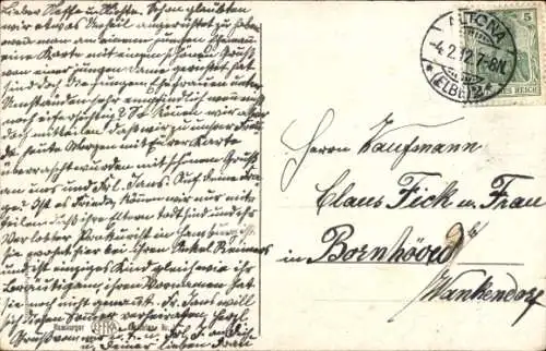 Ak Hamburg Mitte Neustadt, Hauptpost, Oberpostdirektion