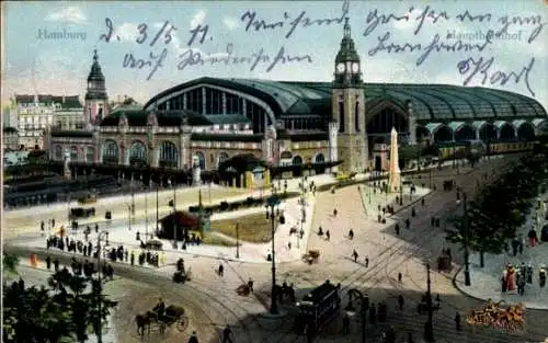 Ak Hamburg, Hauptbahnhof