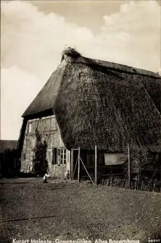 Ak Gremsmühlen Malente in Ostholstein, altes Bauernhaus