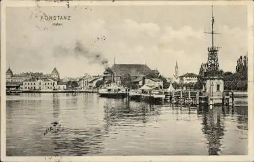 Ak Konstanz am Bodensee, Hafen