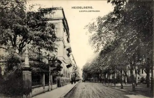 Ak Heidelberg am Neckar, Leopoldstraße
