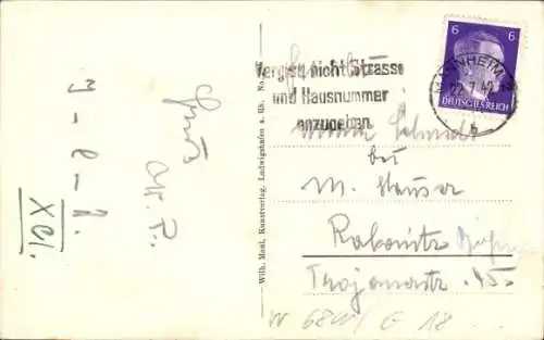 Ak Lindenhof Mannheim in Baden, Stephanienufer